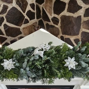 Ghirlanda Brad Nobilis si Normandia - Decoratiuni de Craciun Handmade 1ml