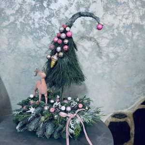 Aranjament decor craciun Grinchy