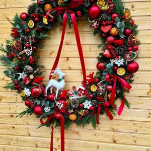 Coronita 100 cm decorata