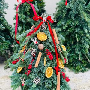 Bradut decorat Craciun (60 cm)