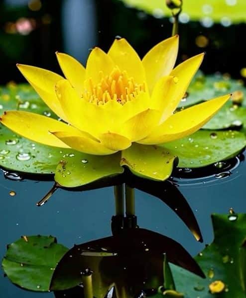 Lotus Galben Soare – Nelumbo Golden Light